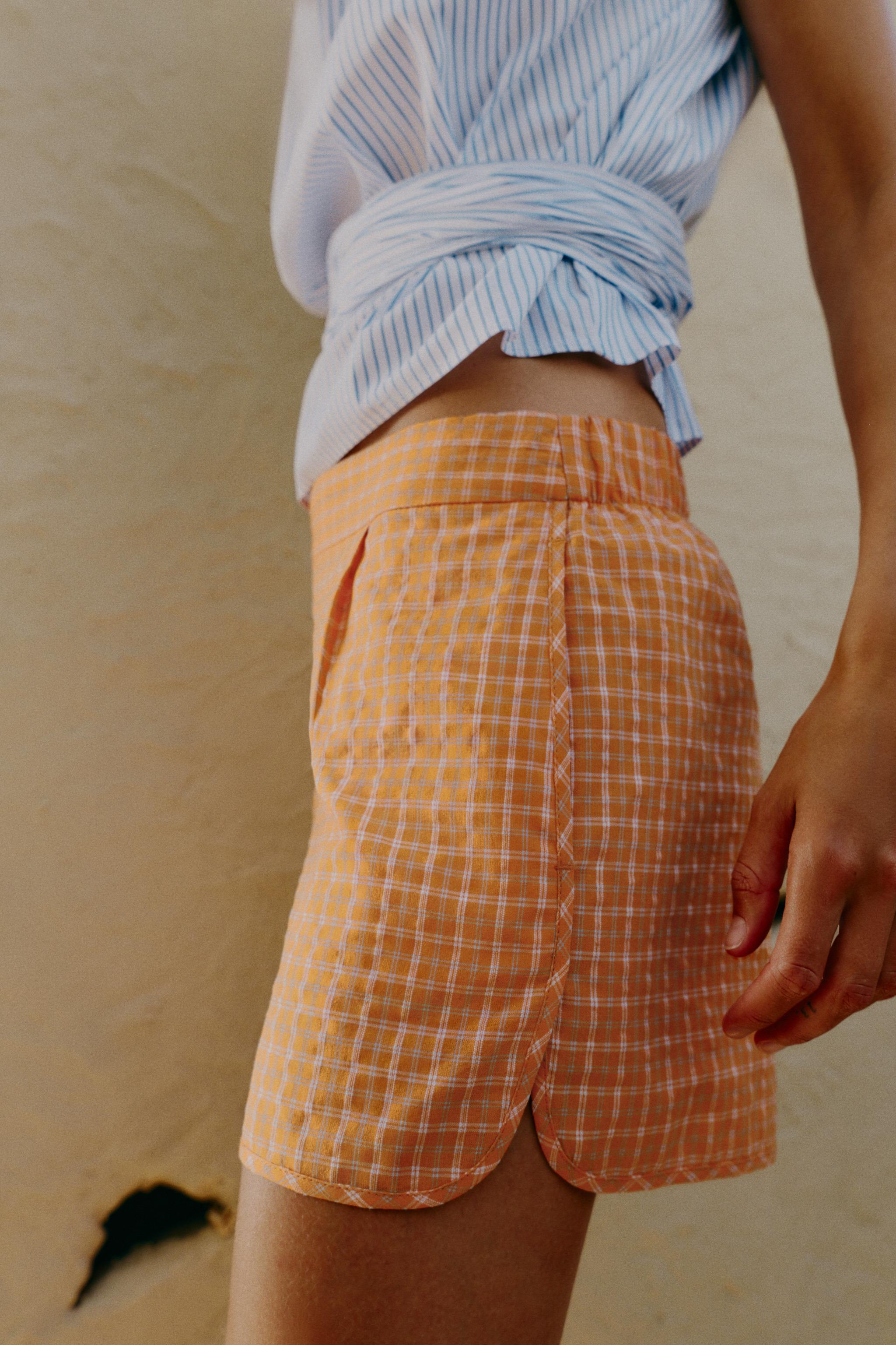 PLAID SHORTS